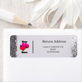 Etiqueta Logo Professional Business Return Address Label