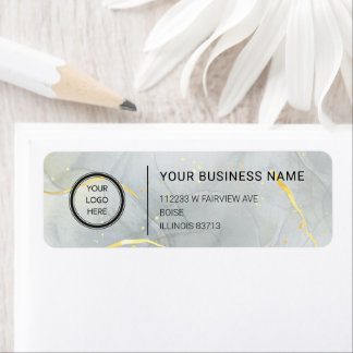Etiqueta Logo Professional Business Return Address Label