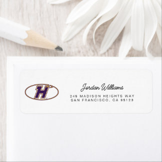 Etiqueta Logotipo Atlético Hunter College Hawks