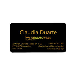 Etiqueta Logotipo de consultoría Dios Negro Mínimo RSVP