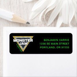 Etiqueta Logotipo de Monster Jam