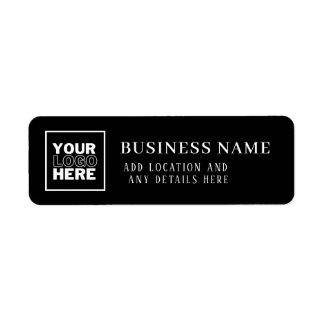 Etiqueta Logotipo de negocio de personalizado con marca en