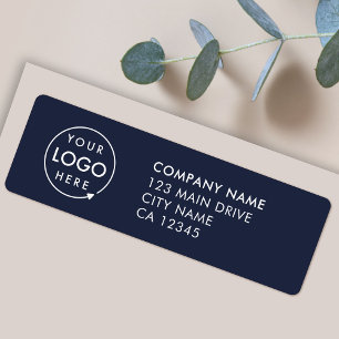Etiqueta Logotipo de personalizado Dirección de devolució