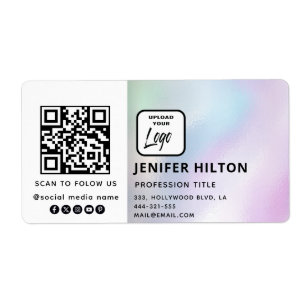 Etiqueta logotipo de personalizado iconos minimalistas de l