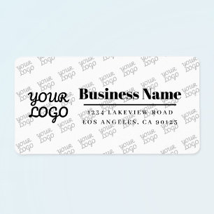 Etiqueta Logotipo de su empresa Azulejado Dirección de devo