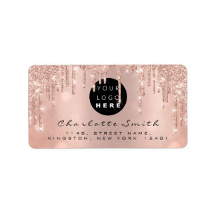Etiqueta Logotipo del Personalizado de Tiendas en Línea RSV