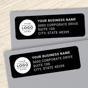 Etiqueta Logotipo Empresarial Personalizado Dirección de De