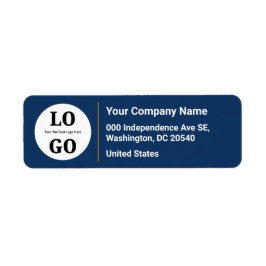 Etiqueta Logotipo personalizado de color audaz moderno prof