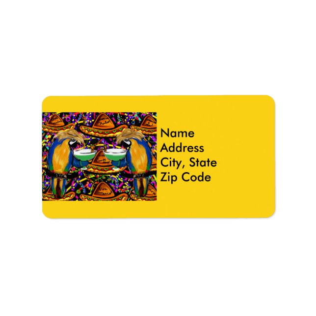 Etiqueta Loritos de Fiesta  (Frente)