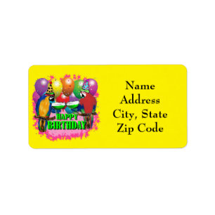 Etiqueta Loritos de Fiesta