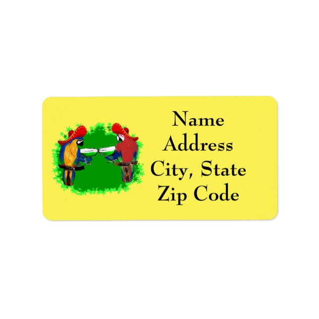 Etiqueta Loros (Frente)