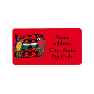 Etiqueta Loros Piratas