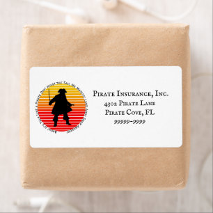 Etiqueta ¡Los bucaneros de Steampunk hablan como un argh de