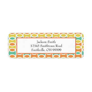 Etiqueta Los Círculos Retro de los Años 1960 compiten con e