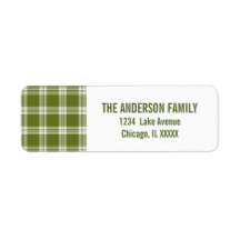 Los Navidades de Green Tartan Plaid abordan las et