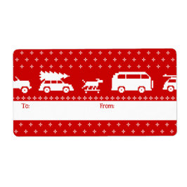 Etiqueta Los Navidades de los coches de clase A los de colo
