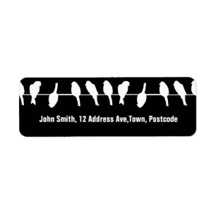 Etiqueta Los pájaros en un alambre - atrévase a ser