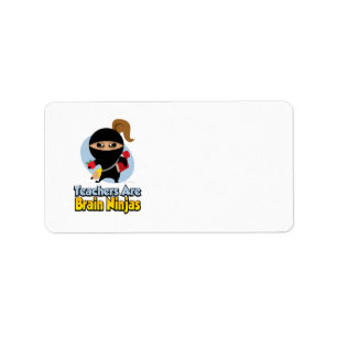 Etiqueta Los profesores son cerebro Ninjas
