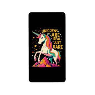 Etiqueta Los unicornios son reales solo que raros