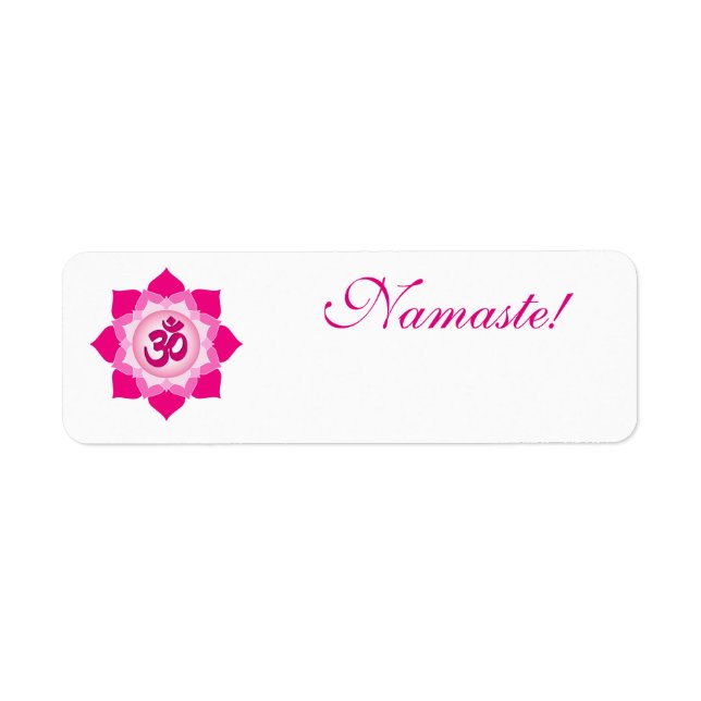 Etiqueta Loto rosa (Frente)