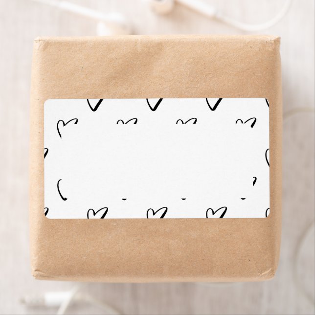 Etiqueta Love Heart Personalized Custom  (In situ)