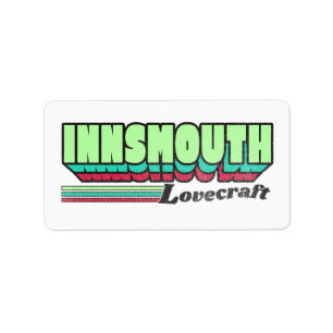 Etiqueta Lovecraft Innsmouth Retro