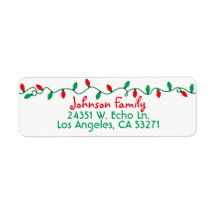 Luces de Navidades rojos y verdes