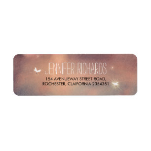 Etiqueta Luciérnagas Boda Rustic