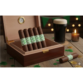 Etiqueta Lucky Gnome Día de San Patricio Empaquetaduras de 