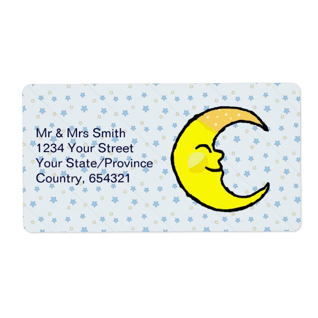 Etiqueta Luna y estrellas (Frente)