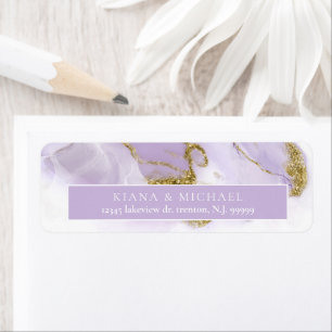 Etiqueta Lux Ink Lavender Resumen ID990