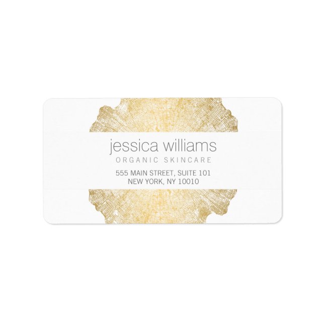 Etiqueta Luxe Wood Effect Art (Frente)