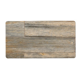 Etiqueta Luz angustiada Placas de grano Rustic Wood