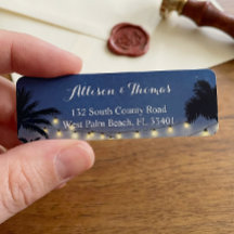 Luz de cadena veraniega Palm Beach