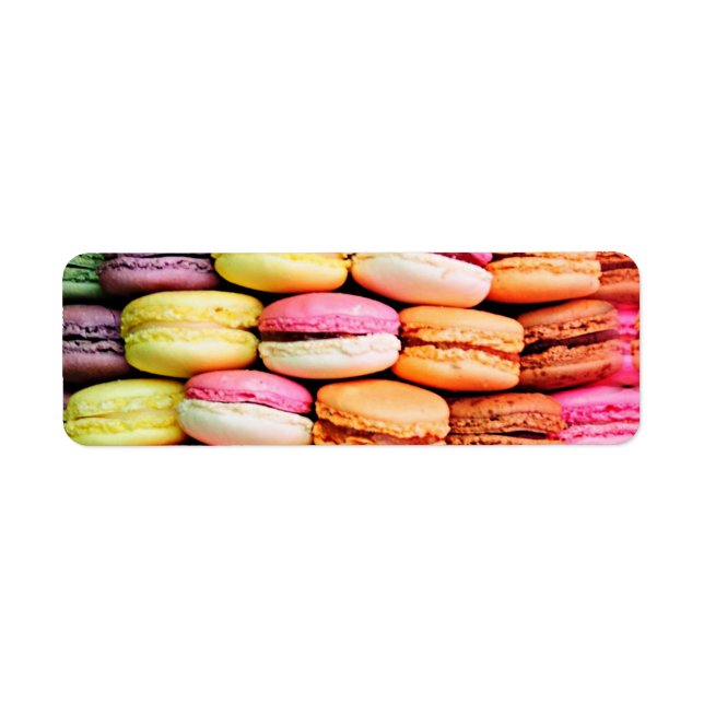 Etiqueta Macarón francés (Frente)