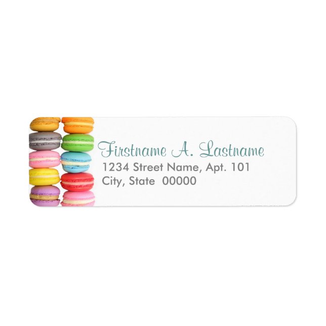 Etiqueta Macarons Labels (Frente)
