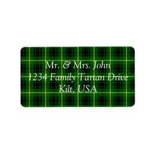 Etiqueta MacArthur Tartan