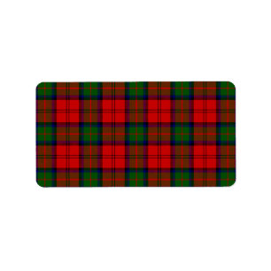 Etiqueta MacDuff tartan verde plaid