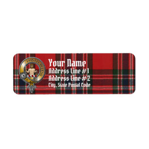 Etiqueta MacFarlane Tartan & Badge