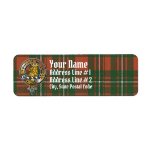 Etiqueta MacGregor Tartan & Badge