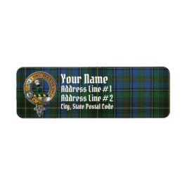 Etiqueta MacInnes Tartan & Badge