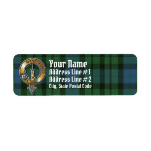 Etiqueta MacKay Tartan & Badge