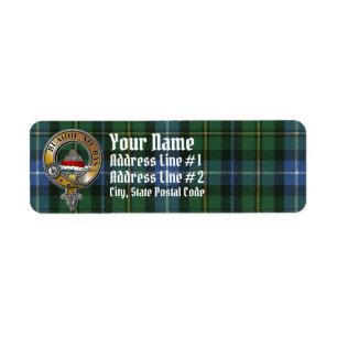 Etiqueta MacNeil-Barra Tartan & Badge