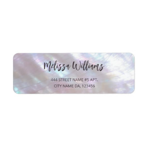 Etiqueta Madre de la perla Shimmering