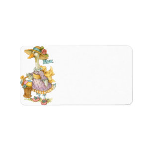 Etiqueta Madre de Pascua Goose