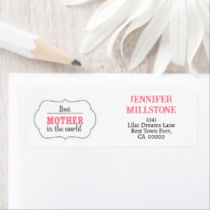 Etiqueta Madre mami acuarela dibujante hija.