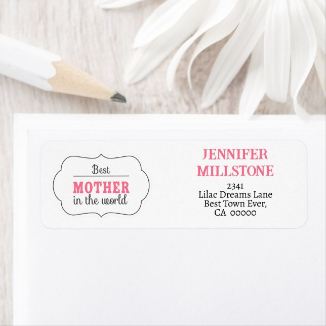 Etiqueta Madre mami acuarela dibujante hija. (In situ)