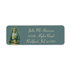 Etiqueta Madre triste y inmaculada Maria