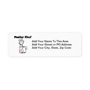 Etiqueta Maestro Chef