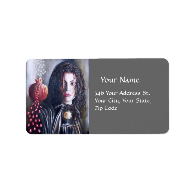 Etiqueta MAGDALEN amarillo rojo marrón rosa (Frente)